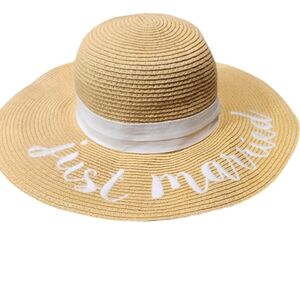 Just Married Beach Hat